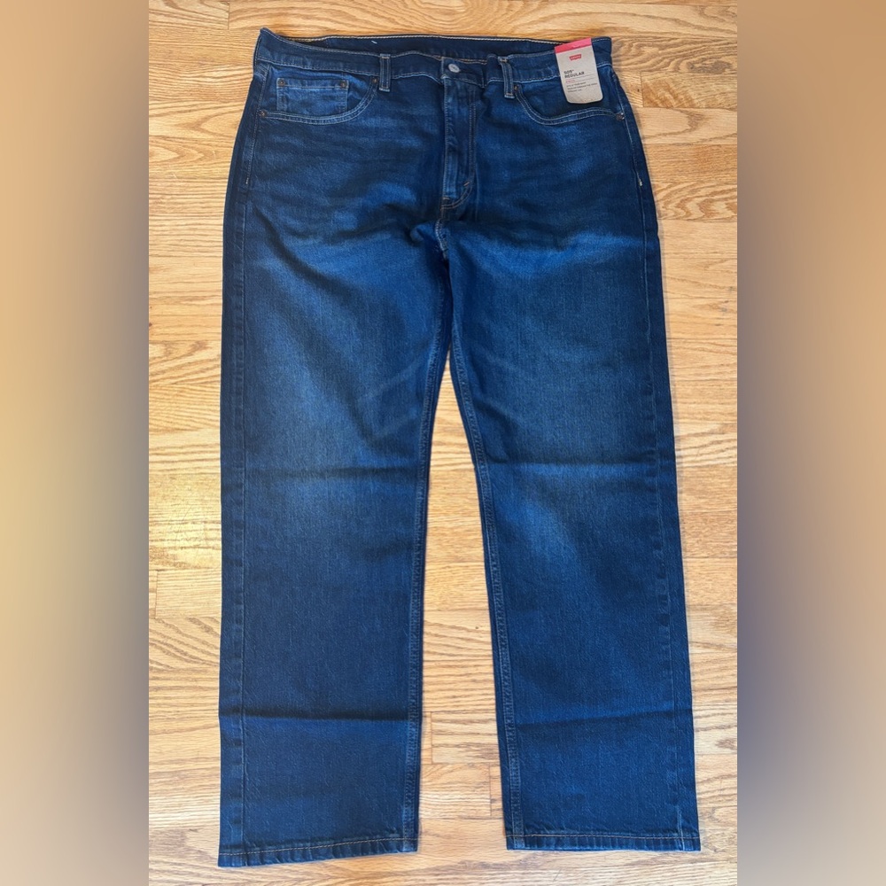 Levi's NWT 505 Regular Straight Stretch Jeans 38 X 30